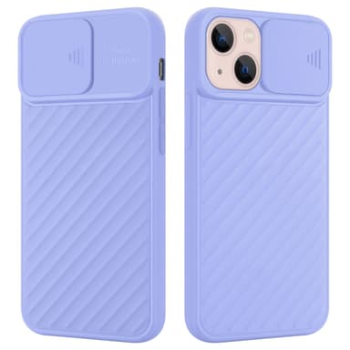 iPhone 13 silikondeksel case (lilla)
