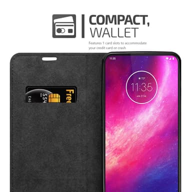 Motorola ONE HYPER lommebokdeksel case (rød)