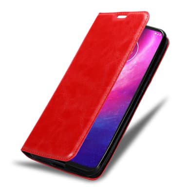 Motorola ONE HYPER lommebokdeksel case (rød)