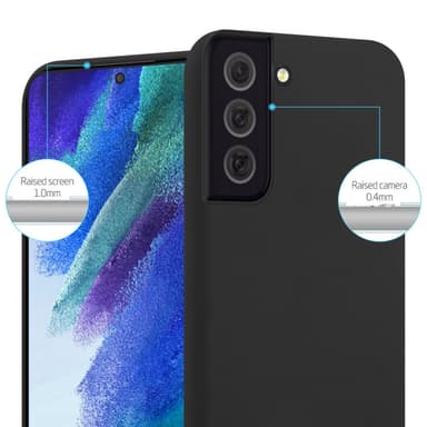 Deksel Samsung Galaxy S22 Silikon cover (svart)