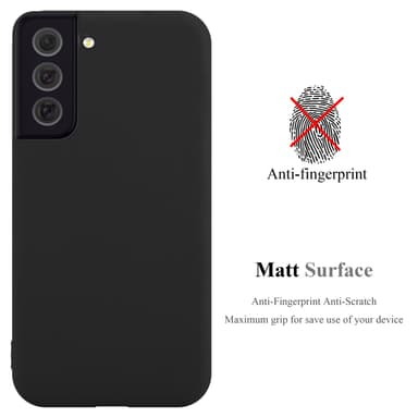 Deksel Samsung Galaxy S22 Silikon cover (svart)
