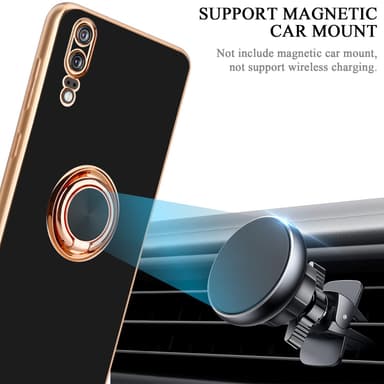 Huawei P20 silikondeksel case (svart)