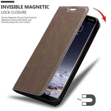 Nokia 8 Sirocco lommebokdeksel case (brun)