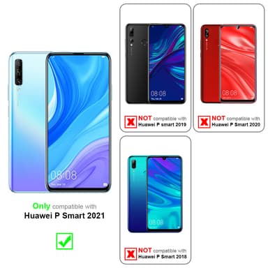 Huawei P SMART 2021 Skjermbeskytter Skärmskydd (svart)