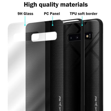 Samsung Galaxy S10 PLUS Deksel Case Cover (svart)