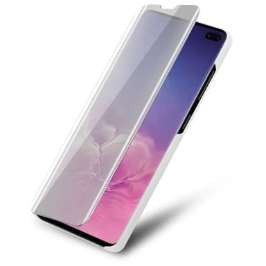Samsung Galaxy S10 PLUS lommebokdeksel etui (sølv)