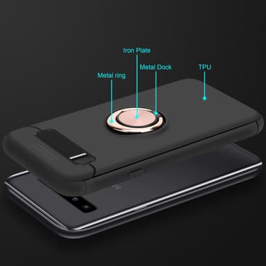 Samsung Galaxy S10 5G silikondeksel cover (svart)