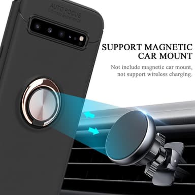 Samsung Galaxy S10 5G silikondeksel cover (svart)