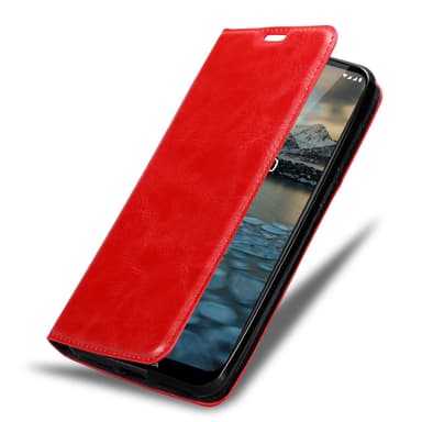 Nokia 2.4 lommebokdeksel case (rød)