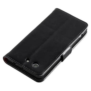 Sony Xperia Z3 COMPACT lommebokdeksel etui (svart)