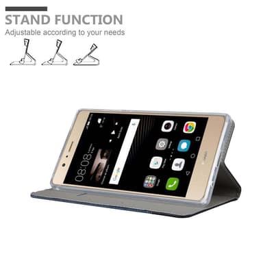 Huawei P8 MAX lommebokdeksel etui (blå)