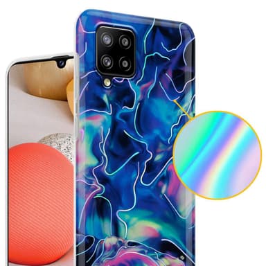 Samsung Galaxy A42 4G lommebokdeksel etui (blå)