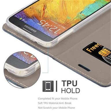 Samsung Galaxy NOTE 3 NEO lommebokdeksel etui (blå)