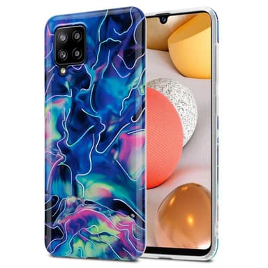 Samsung Galaxy A42 4G lommebokdeksel etui (blå)