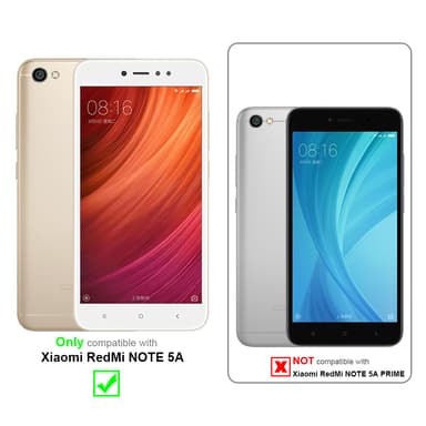 Xiaomi RedMi NOTE 5A lommebokdeksel case (svart)