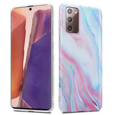 Samsung Galaxy NOTE 20 lommebokdeksel etui (hvit)