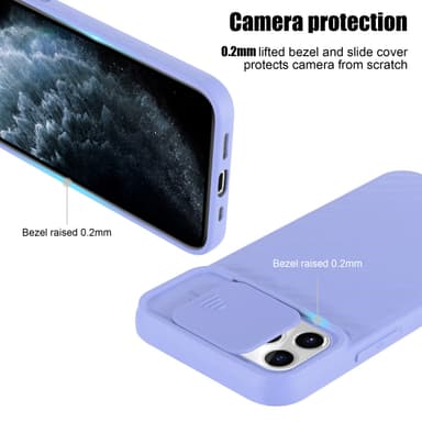 iPhone 11 PRO MAX silikondeksel case (lilla)