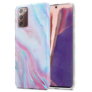 Samsung Galaxy NOTE 20 lommebokdeksel etui (hvit)