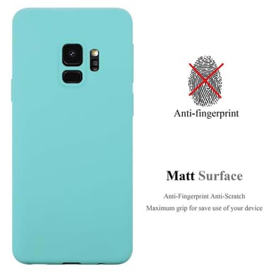 Deksel Samsung Galaxy S9 Silikon cover (blå)
