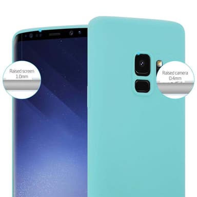 Deksel Samsung Galaxy S9 Silikon cover (blå)