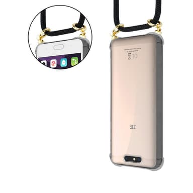 ZTE Blade V8 Deksel med Halskjede (svart)