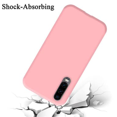 Huawei P30 silikondeksel case (rosa)