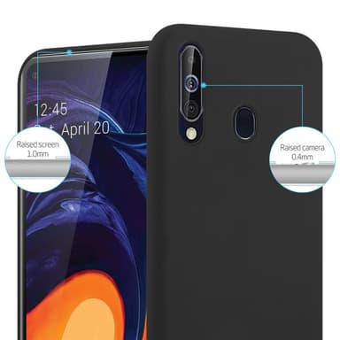 Deksel Samsung Galaxy A60 / M40 Silikon cover (svart)