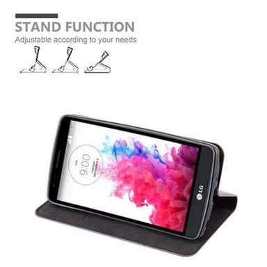 LG G3 STYLUS lommebokdeksel case (brun)