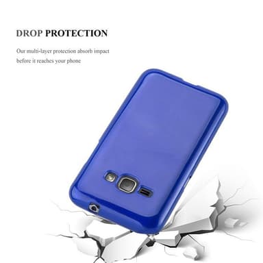 Samsung Galaxy J1 2016 silikondeksel cover (blå)