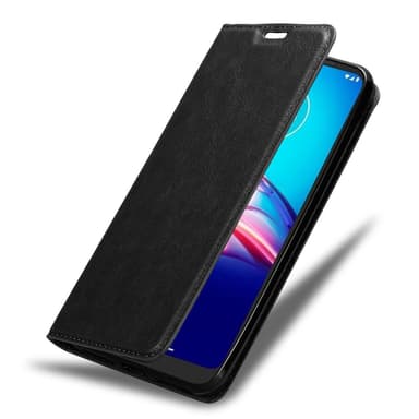 Motorola MOTO E6s 2020 lommebokdeksel case (svart)