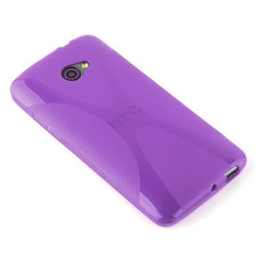 HTC BUTTERFLY S Deksel Case Cover (lilla)