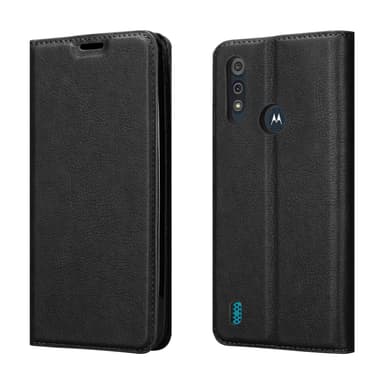 Motorola MOTO E6s 2020 lommebokdeksel case (svart)