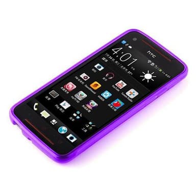 HTC BUTTERFLY S Deksel Case Cover (lilla)