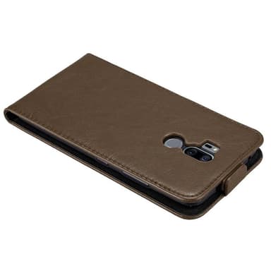 LG G7 ThinQ / FIT / ONE deksel flip cover (brun)