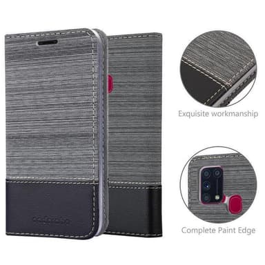 Samsung Galaxy M31 lommebokdeksel etui (grå)