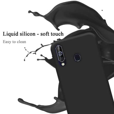 Samsung Galaxy A60 / M40 silikondeksel case (svart)