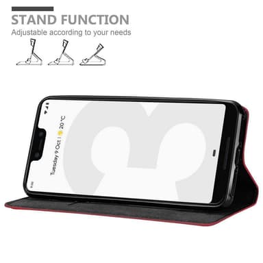 Google PIXEL 3 XL lommebokdeksel case (rød)