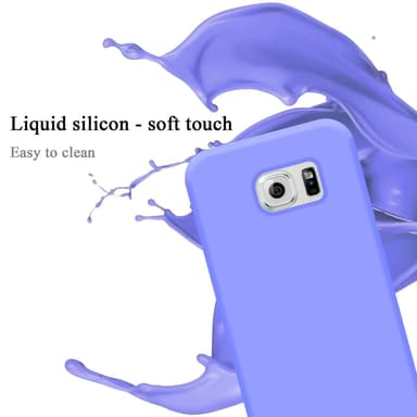 Samsung Galaxy S6 EDGE PLUS silikondeksel case (lilla)