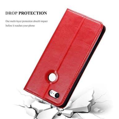 Google PIXEL 3 XL lommebokdeksel case (rød)
