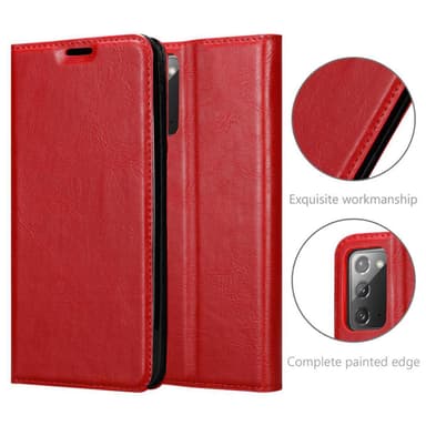 Samsung Galaxy NOTE 20 lommebokdeksel case (rød)