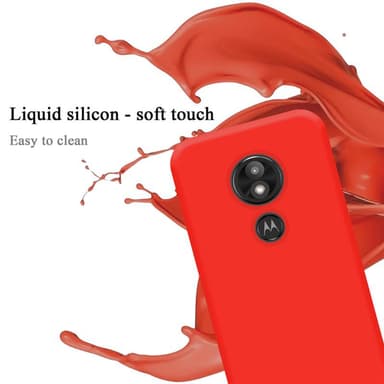 Motorola MOTO E5 PLAY GO silikondeksel case (rød)