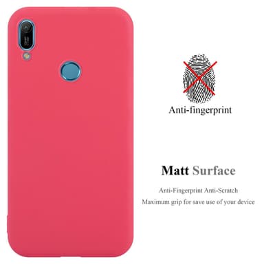Deksel Huawei Y6 2019 Silikon cover (rød)