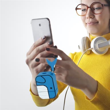 TPU AirPod etui Veske (blå)