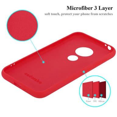 Motorola MOTO E5 PLAY GO silikondeksel case (rød)