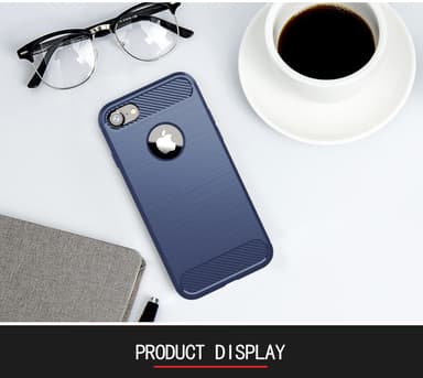 Deksel iPhone 7 / 7S / 8 ultra slim (blå)