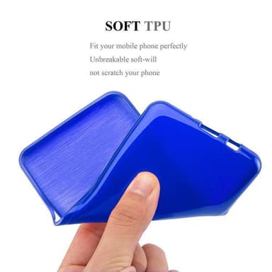 Samsung Galaxy J1 2016 silikondeksel cover (blå)