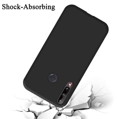 Huawei P40 LITE E silikondeksel case (svart)