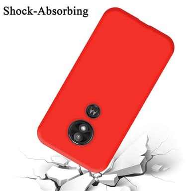 Motorola MOTO E5 PLAY GO silikondeksel case (rød)