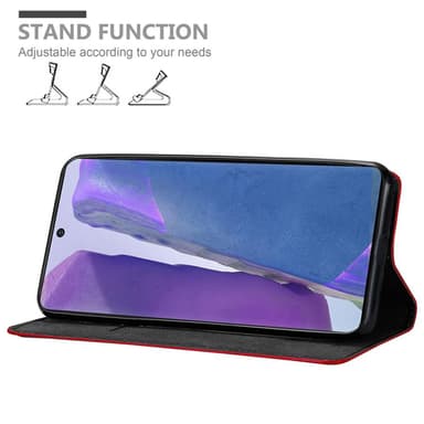 Samsung Galaxy NOTE 20 lommebokdeksel case (rød)