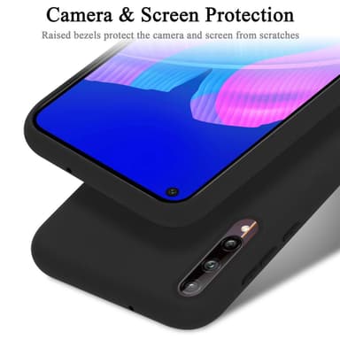 Huawei P40 LITE E silikondeksel case (svart)